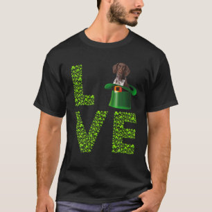 Camiseta Ame a Rua de Shamrock alemão Shorthired