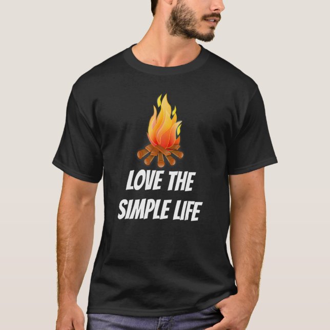 Camiseta Ame A Simples Campanha De Vida (Frente)
