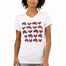 Ame a sua câmera fotográfica e corações do artesan