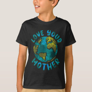 Camiseta Ame a sua consciência ambiental no Dia da Terra