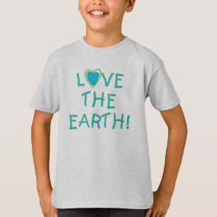 Camiseta Ame a terra ambiental