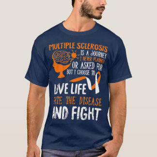 Camiseta Ame a vida Múltipla Esclerose Sensibilização MS Gu