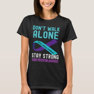Camiseta Ame Alguém Que Preveja O Suicídio De Roxo Teal