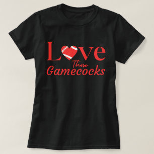 Camiseta Ame aqueles Gamecocas Espírito de Futebol, vibe do
