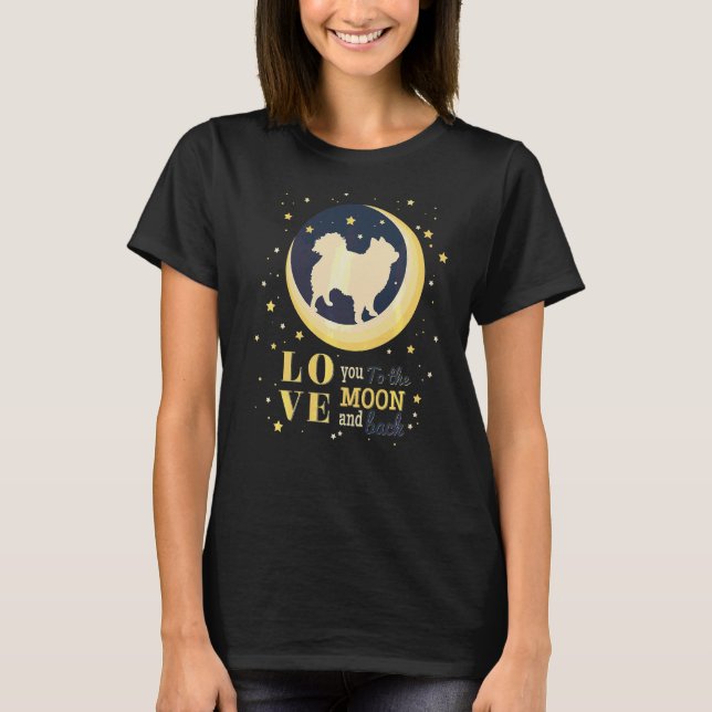 Camiseta Ame Chihuahueño Chihuahua À Lua (Frente)