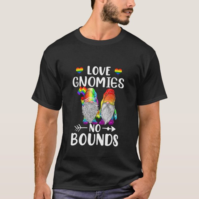 Camiseta Ame Gnomos Sem Limites Lgbt Comunidade Gay Consciê (Frente)