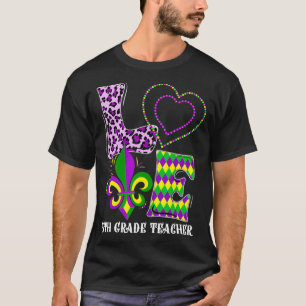Camiseta Ame Mardi Gras 5 Professor Leopard Print Co