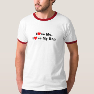 Camiseta Ame-me, ame-o meu t-shirt do cão