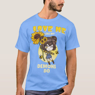 Camiseta Ame-Me Como Os Meus Demônios Fazem 8