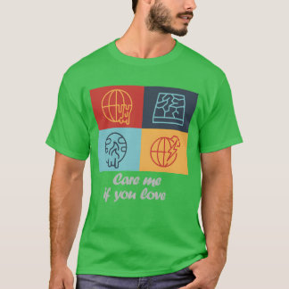 Camiseta Ame-me se você se importa retrô