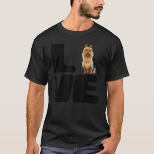 Camiseta Ame Meu Cão de Terrier Australiano