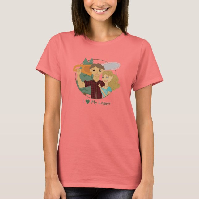 Camiseta Ame Meu Logger Ringer Tee (Frente)