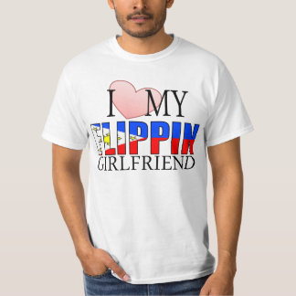 Camiseta Ame meu namorada de Flippin (a filipina)