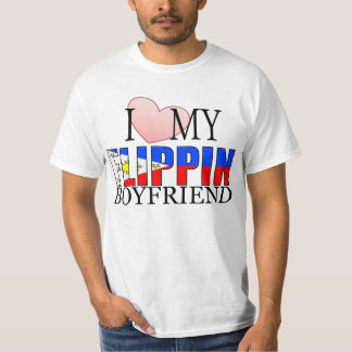 Camiseta Ame meu namorado de Flippin (o filipino)