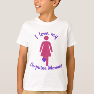 Camiseta Ame minhas mamães do amputado