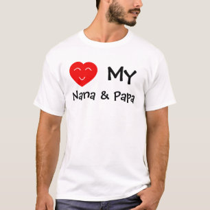 Camiseta Ame minhas Nana & papá
