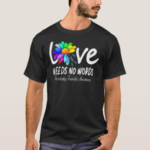 Camiseta Ame Necessidades Necrotizando Fasciite Mundo Autis
