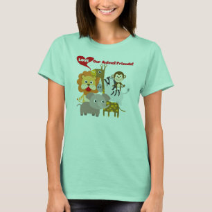Camiseta Ame nossos amigos animais