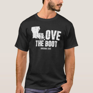 Camiseta Ame O Boot Funny Louisiana