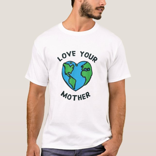 Camiseta Ame o Coração da Mãe Terra (Frente)