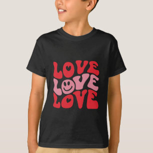 Camiseta Ame o Dia dos Namorados Groovy Férias Engraçadas 