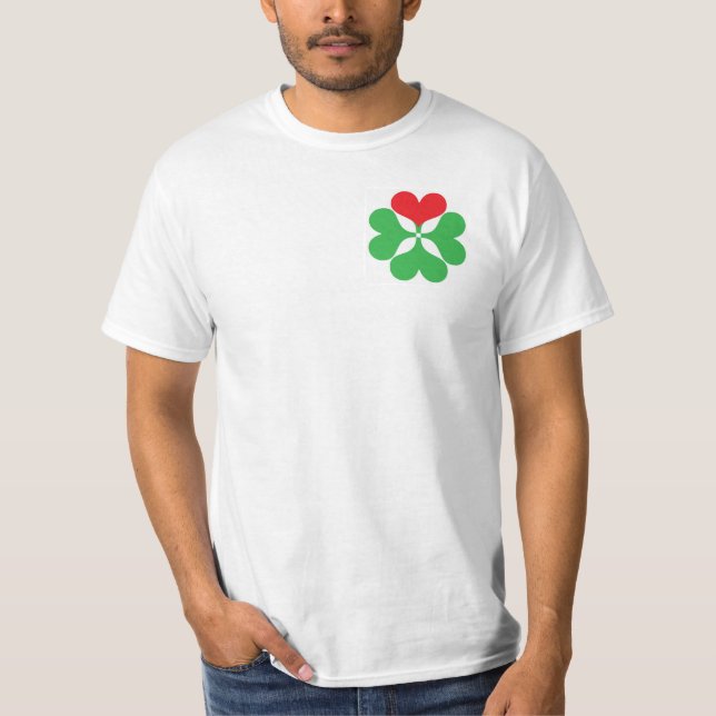 Camiseta ame o irlandês! (Frente)