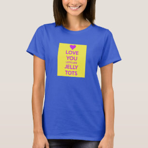 Camiseta Ame-o lotes como os pequenos T romântico engraça