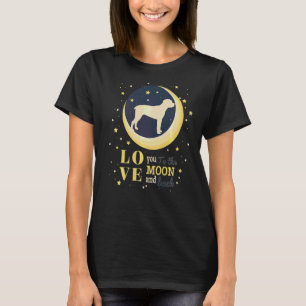 Camiseta Ame O Mastiff Italiano Cane Corso À Lua