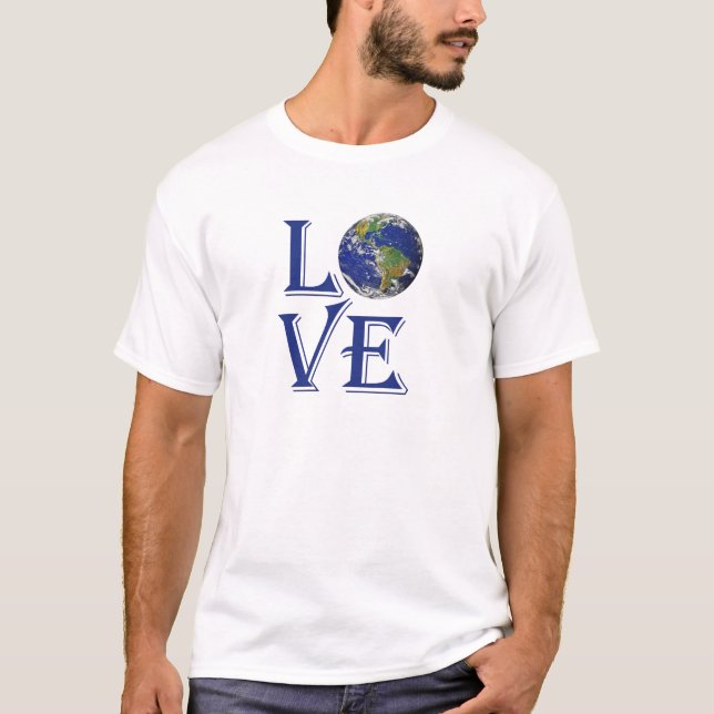 Camiseta Ame o mundo nosso planeta (Frente)