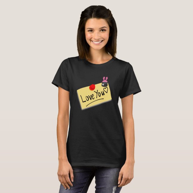 Camiseta Ame-o - nota de post-it (Frente Completa)