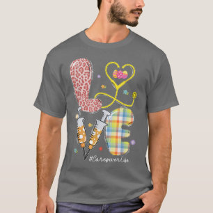 Camiseta Ame o Ovo de Páscoa do Estetoscópio Leopard da Vid