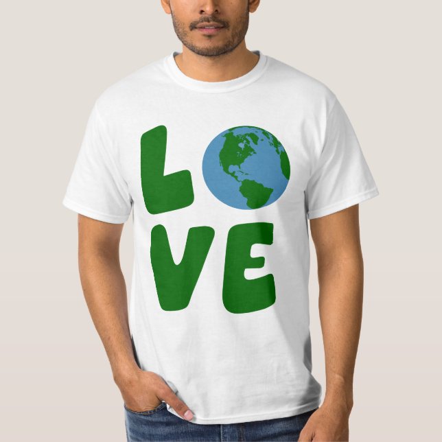 Camiseta Ame o planeta da Mãe Terra (Frente)