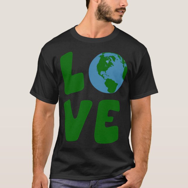 Camiseta Ame O Planeta Mãe Terra (Frente)