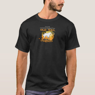 Camiseta Ame o Presente Engraçado do Pastor Caucasiano