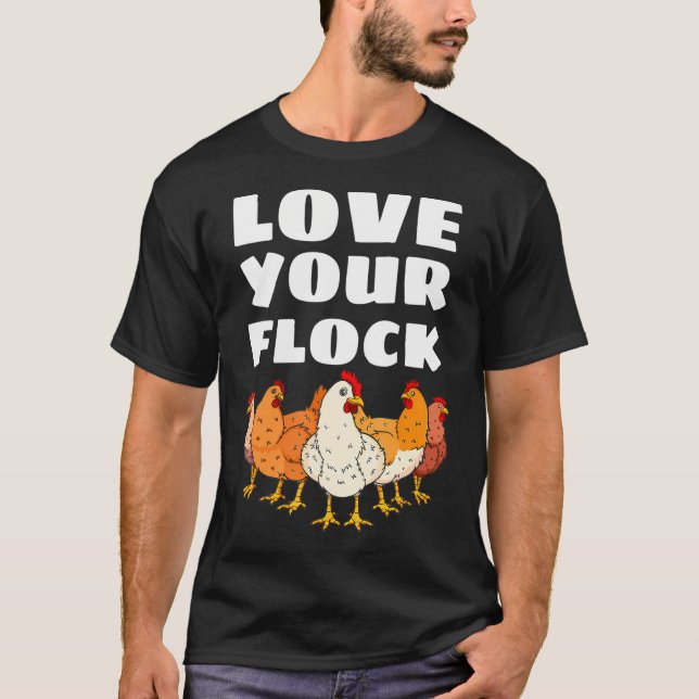 Camiseta Ame O Seu Galho De Vaca Ao Vento Do Farmador De Av (Frente)