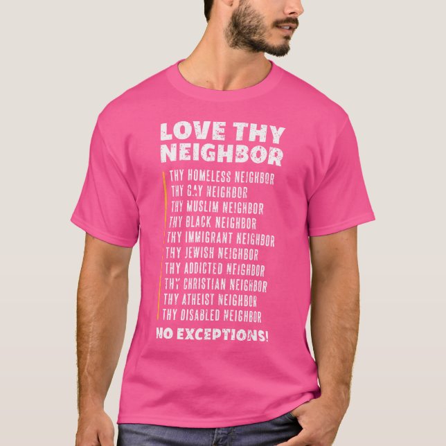 Camiseta Ame o seu vizinho (Frente)