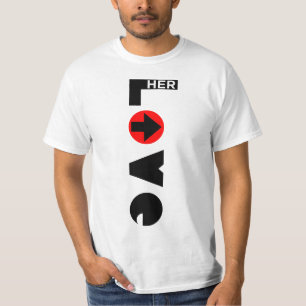 Camiseta Ame o t-shirt dos seus homens do casal