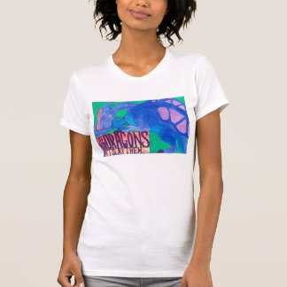 Camiseta "Ame o Tshirt das suas mulheres dos dragões"