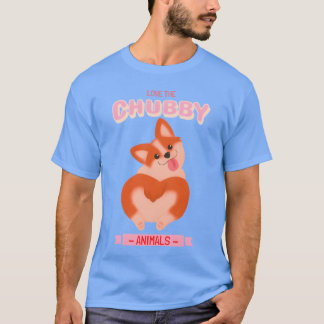 Camiseta Ame os Animais Gorduchos 12 amigos