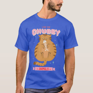 Camiseta Ame os Animais Gorduchos 8 de presente