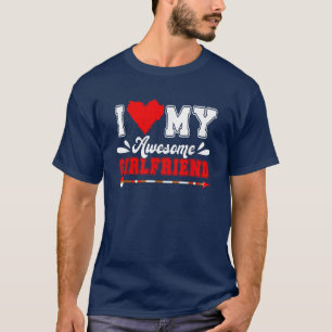 Camiseta Ame Os Meus Casais De Dia de os namorados Legal
