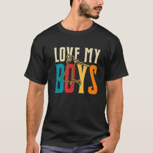 Camiseta Ame Os Meus Meninos   Basquete