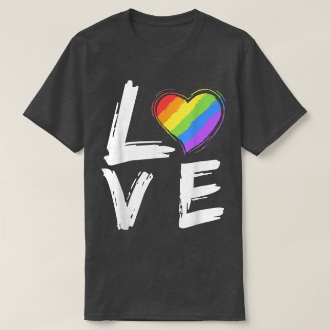Camiseta Ame presentes LGBT Gay Lésbicas  (Frente do Design)