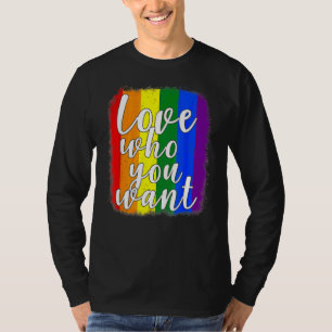 Camiseta Ame Quem Você Quer Lésbica Transexual Gay