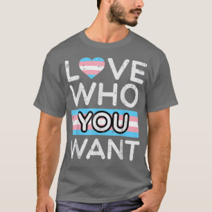 Camiseta Ame Quem Você Quer Tra De Bandeira Do Orgulho Tran
