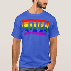 Camiseta Ame Rainbow Flag LGBT Pride Month Gift