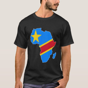 Camiseta Ame República Democrática Do Congo Rdc Flag Afr