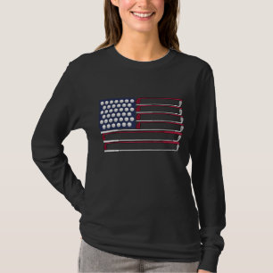 Camiseta Ame-se o golfe americano 4 de julho
