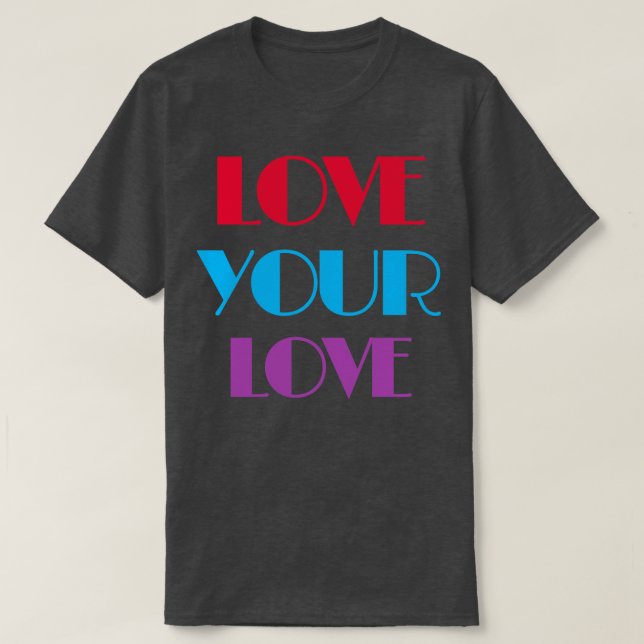 Camiseta Ame Seu Amor (Frente do Design)