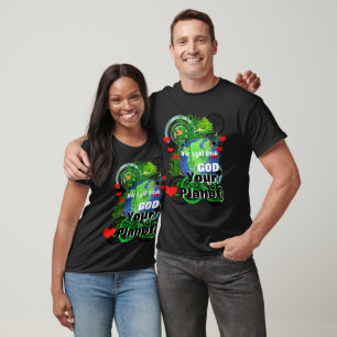 Camiseta Ame Seu Planeta É um Presente de Deus